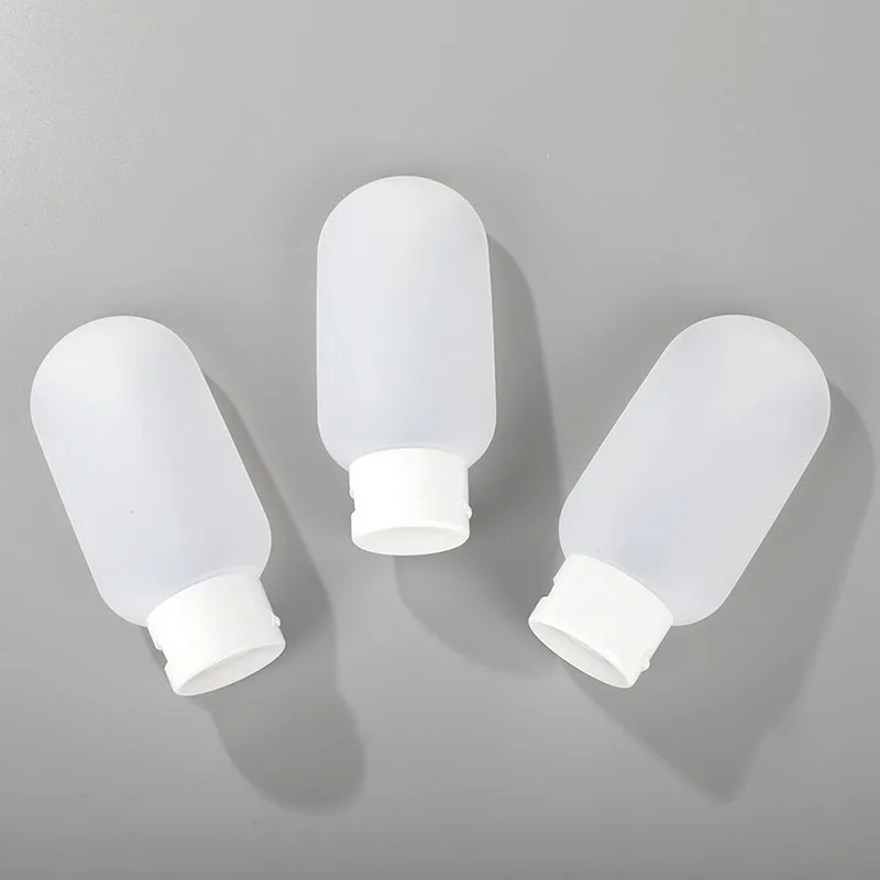 Compact 3-Piece Travel Shampoo and Shower Gel Bottle Set - 60ml Refillable Containers