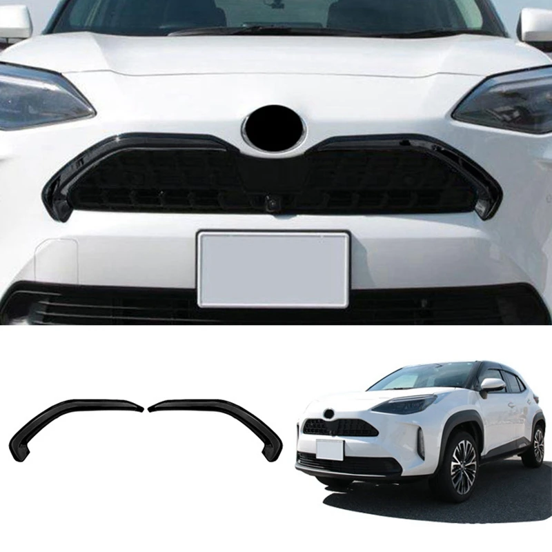 Car Front Center Grille Hood Trim Strip Griglia Centrale Trim Strip Accessori Auto Per Toyota Yaris Cross 2021
