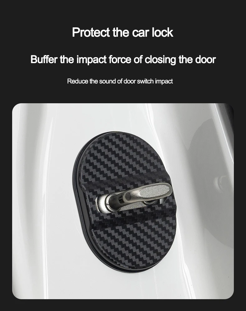Aston Martin Deurslot Cover - Verpakking en inhoud van de 4-delige set