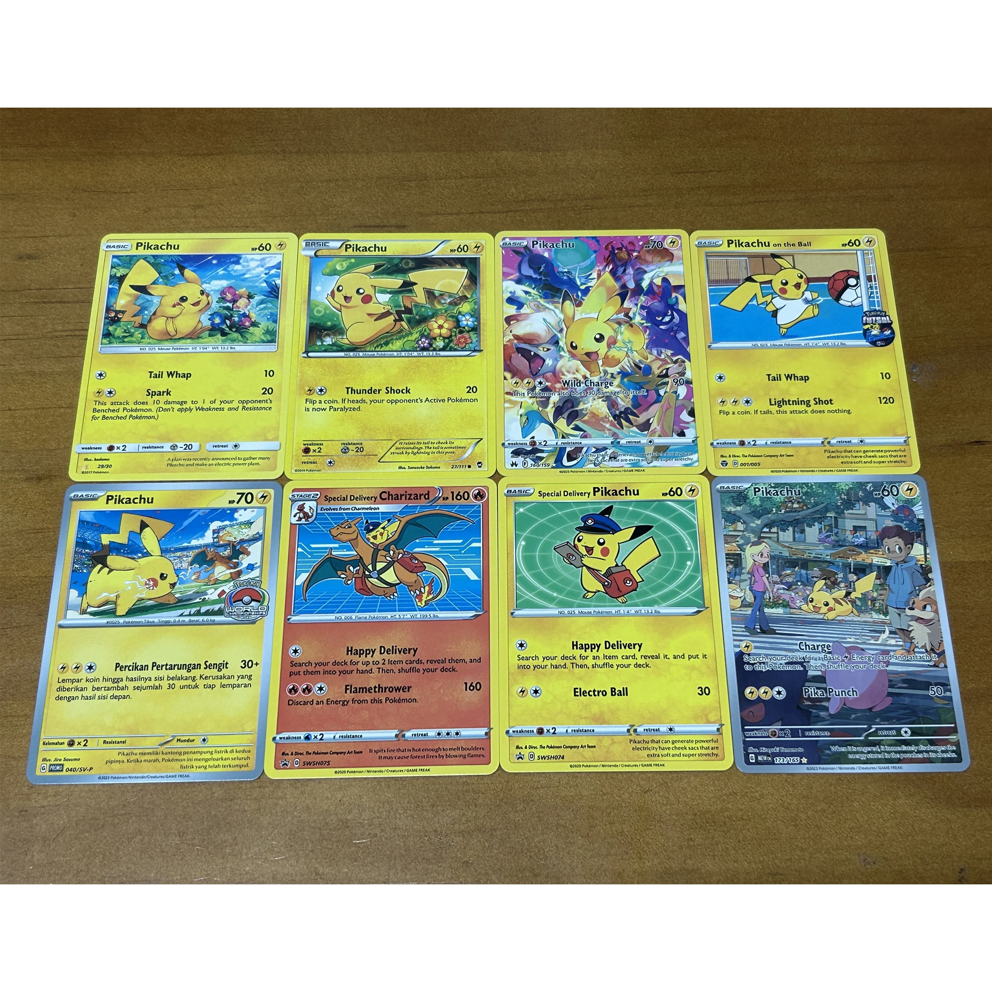 

8 шт./компл., самодельные Редкие карточки серии PTCG, Charizard, Подарочные игрушки, Аниме игра, коллекционная карточка
