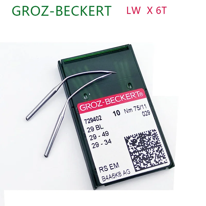 

100 PCS Sewing Machine Needles GROZ-BECKERT LWx6T 29BL GEBEDUR Heat Proof Titanium Needle For Trousers Edge Pry Edge Machine