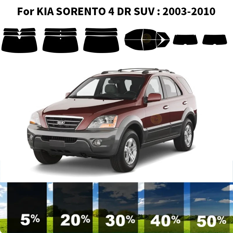 

Precut nanoceramics car UV Window Tint Kit Automotive Window Film For KIA SORENTO 4 DR SUV 2003-2010