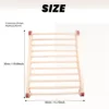 Sauna Backrest, Wooden Sauna Backrest, Ergonomic S-Shaped Backrest, Suitable for Sauna Recovery, Health and Relaxation XY 6
