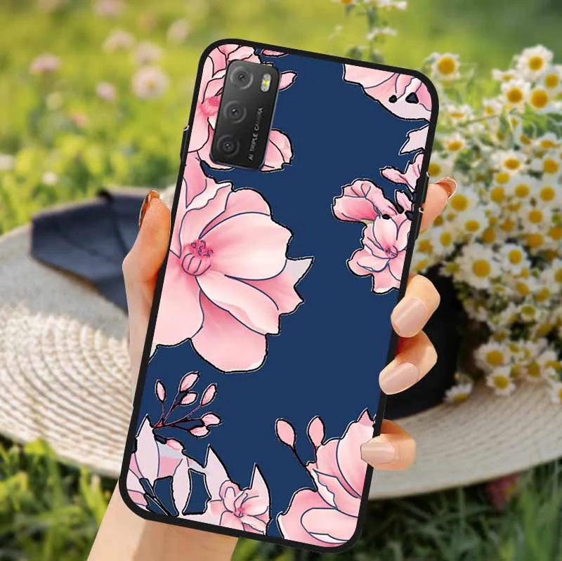 3D Soft TPU Floral Embossed Silicone Phone Case - Elegant Flower Design Back Cover