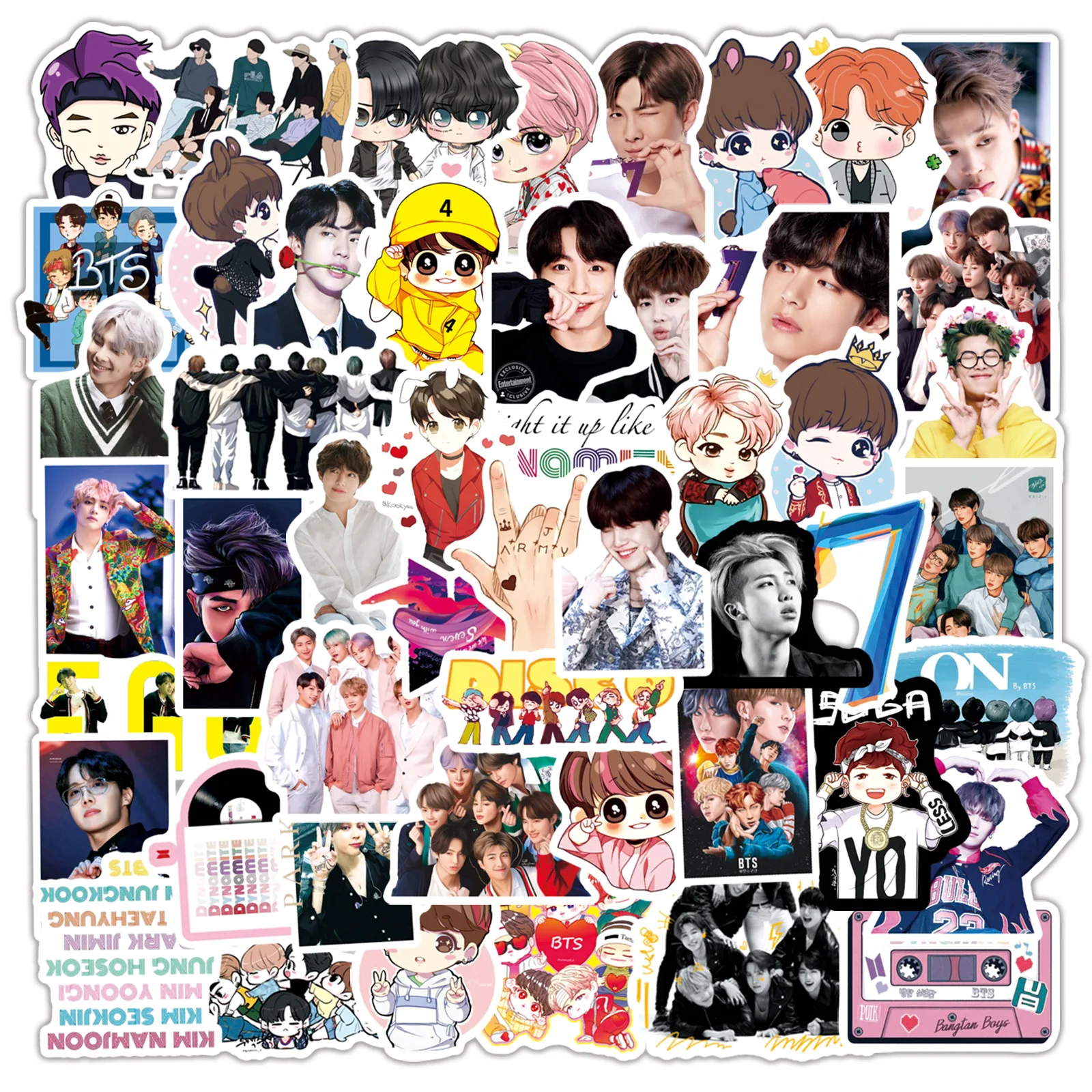 Рисунок 4 - Наклейки Kpop Звездные группы