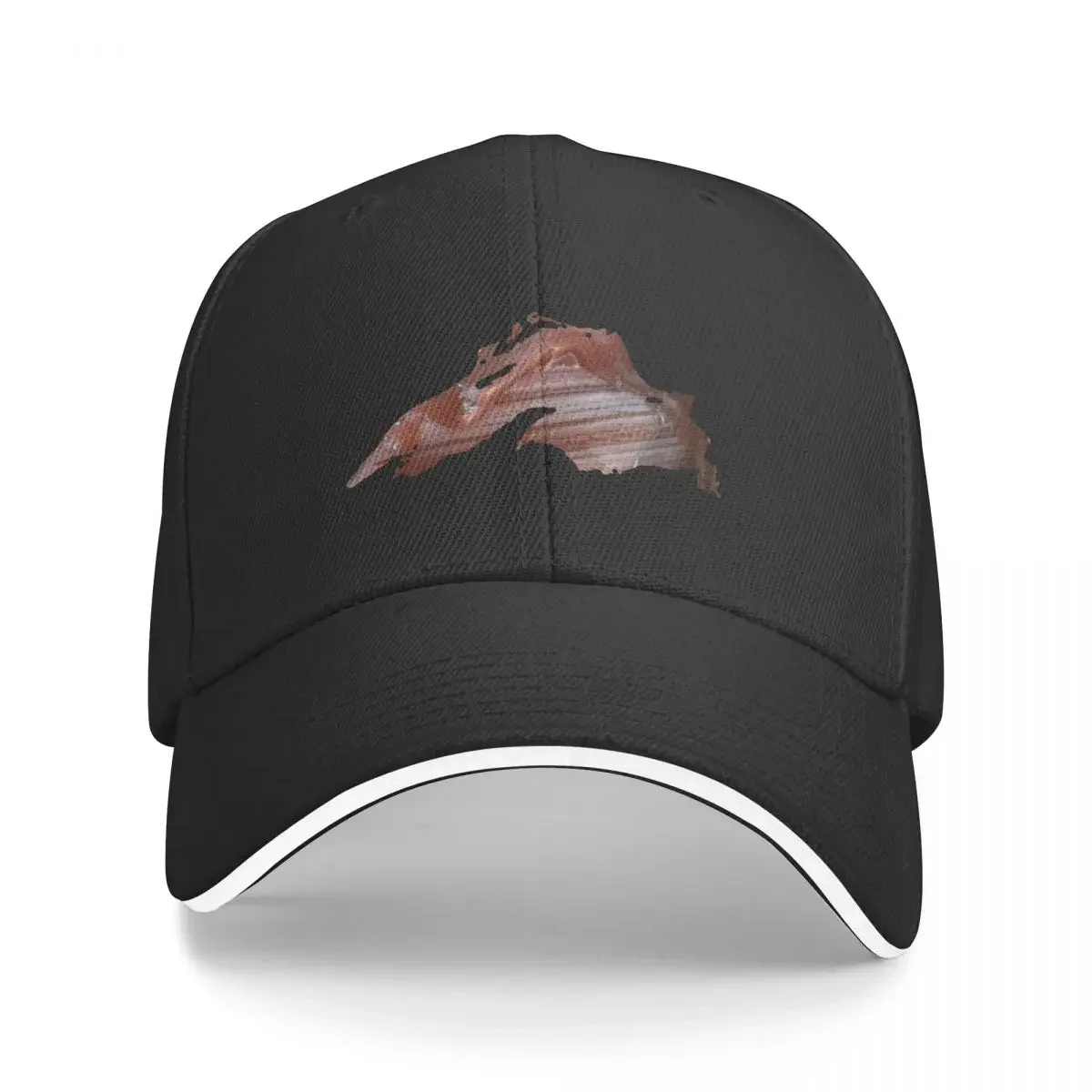 

Lake Superior Shaped Agate - Water-Level Baseball Cap Golf Hat New In The Hat Sunscreen Woman Hats Men's