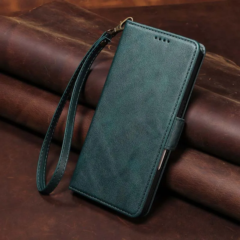 Leather RFID Flip Wallet Phone Case and Cover