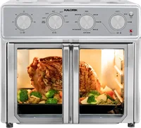 Air Fryer Oven, 26 Quart 9-in-1 Countertop Toaster Oven and Air Fryer Combo - Fry, Bake, Roast, Rotisserie, & More, 7 Easy 1