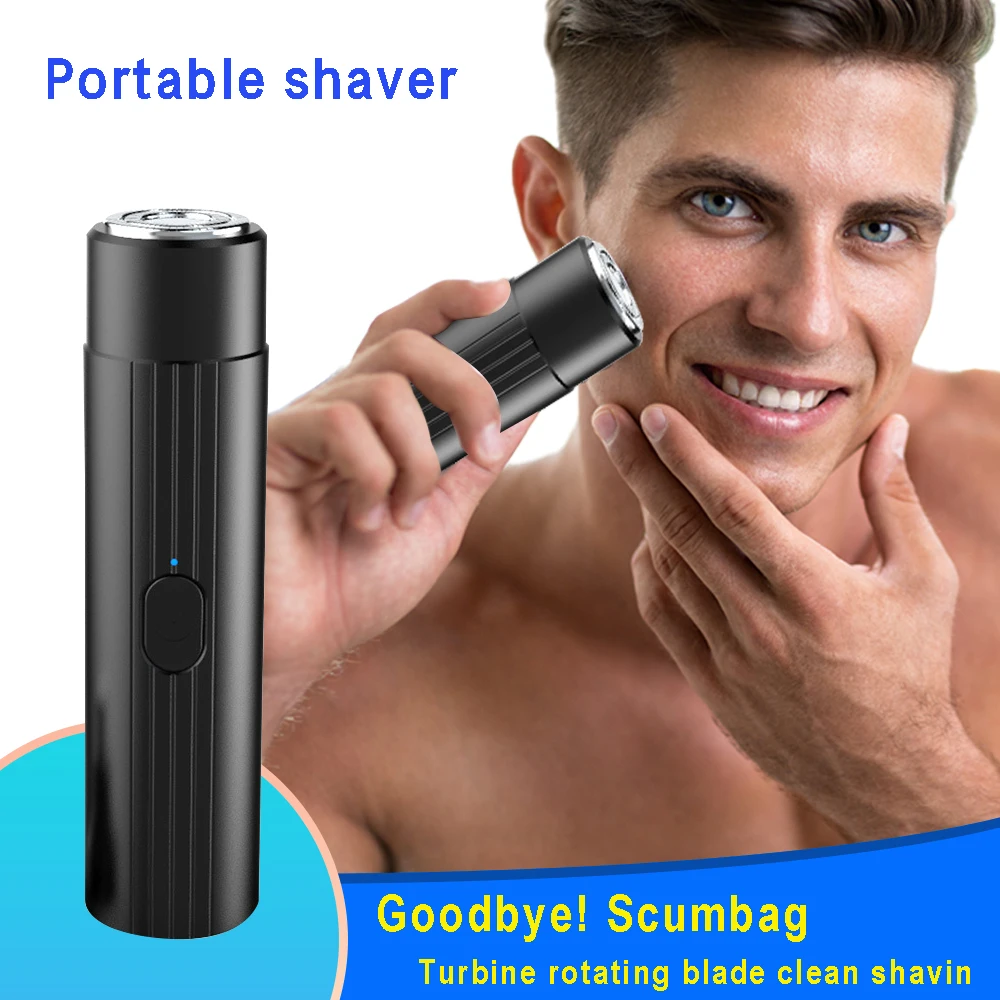 Mini Electric Shaver Portable Razors Travel Shaving Machine Long