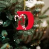 Christmas Tree Decoration Letter Pendant 26 Letters Home Holiday Acrylic Diy Pendant Xmas 2024 New Year Decor Ornament Navidad 5