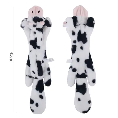 Funny Simulated Animal No Stuffing Dog Toy with Squeakers Durable Stuffingless Plush Squeaky Dog Chew Toy Crinkle Pet Squeak Toy - Image 19
