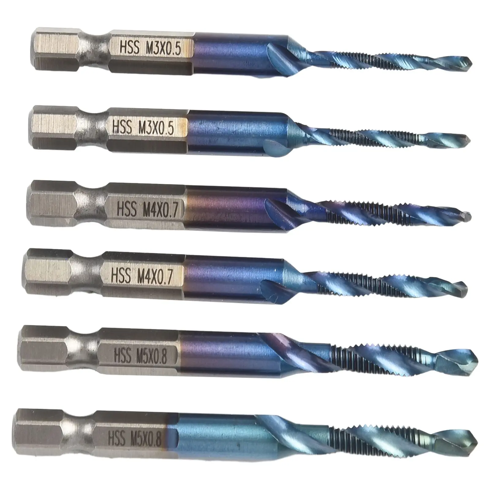 

Composite Drill Bit Taps Drill Bit Hex Shank Drill Efficient 12PCS Hex Shank Drill Set Perfect for DIYers and Professionals