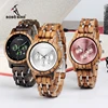 BOBO BIRD Women Watches Luxury Chronograph Watch with Auto Date Versatile Ladies Wooden Timepieces Custom Couple Quartz Watch 2