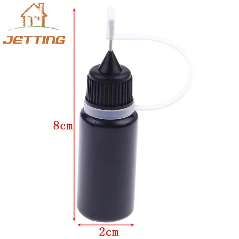 Vial Small Container Drop Bottles PE Glue Applicator Needle Squeeze Bottle For Paper Quilling DIY Scrapbooking Crafts 5Pcs