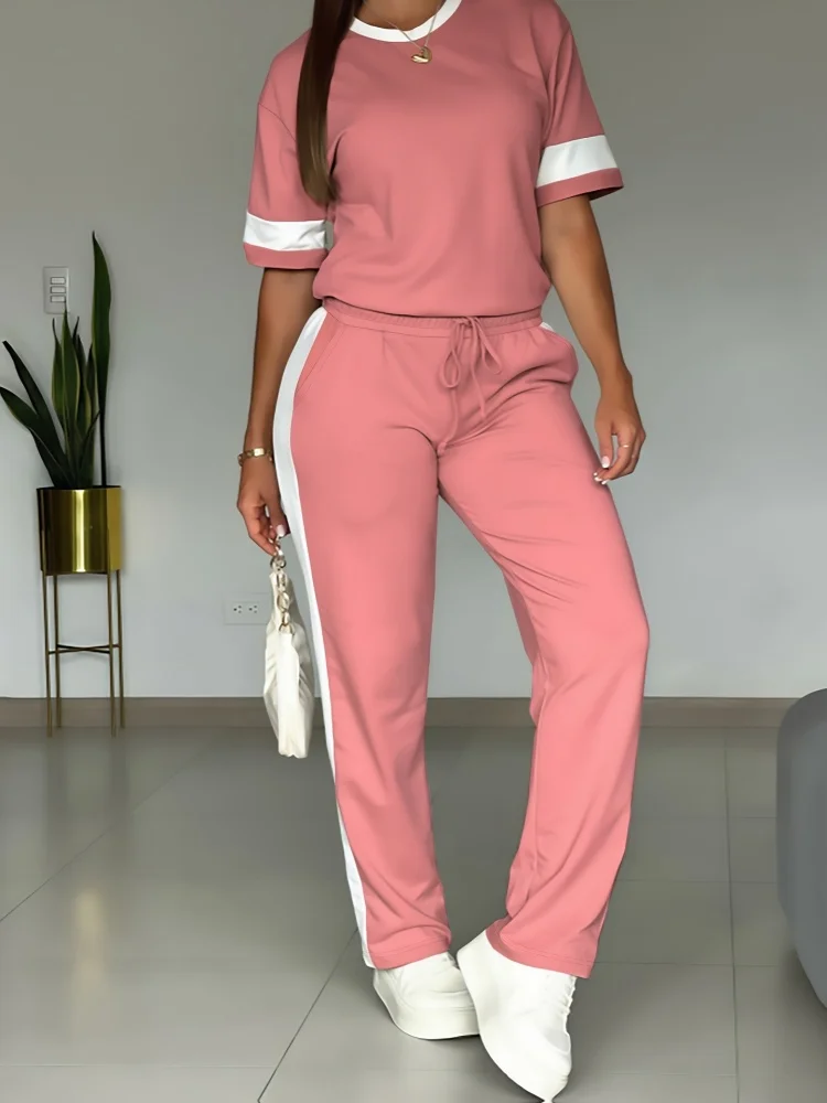 Wmstar Two Piece Set Women Wholesale New Casual, Sporty Fashionable Clothing Sets for Cross Border Trade From Europe America