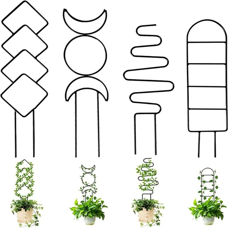 Plant StemClimbing Rack Plant Trellis Garden Support Stake Stand Vine Growth Flower Rattan-Climbing Rack Garden Supplies