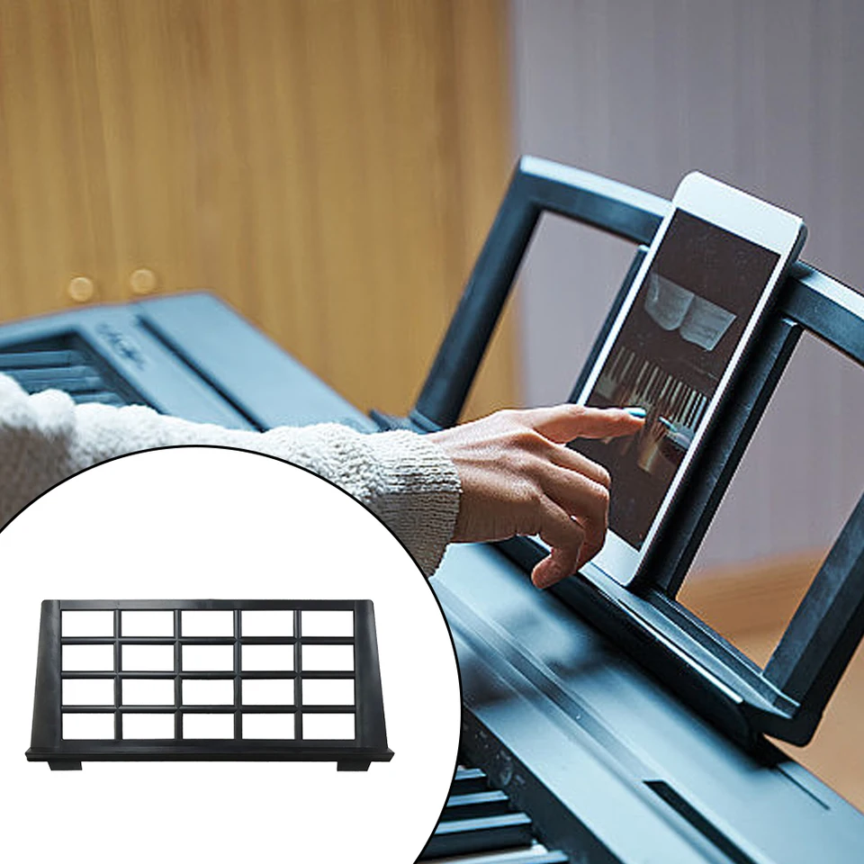 Leggio Per Tastiera Elettronica - Supporto Spartiti Pieghevole, Regolabile, Per Pianoforte E Tastiere - Foto 7