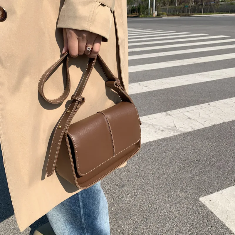Shoulder Bag For Women Soft Leather Underarm Bag New Crossbody Handbag Luxury Brands Fashion Trendy Student Bag
