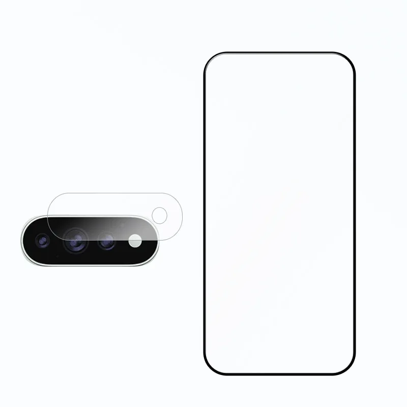 Enhanced Shockproof Front Glass & Soft Fiber Camera Film - 9H Screen Protection
