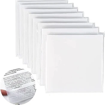 Blocco note adesivo trasparente da 400 fogli, blocco note adesivo autoadesivo trasparente per annotazioni di libri, ufficio, scuola