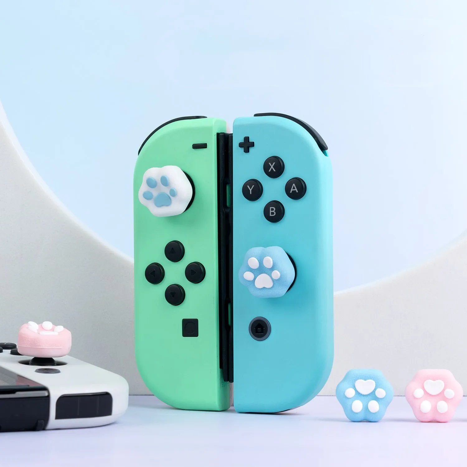 Button Caps Cat Paw Joystick Covers Nintendo Switch Paw GeekShare
