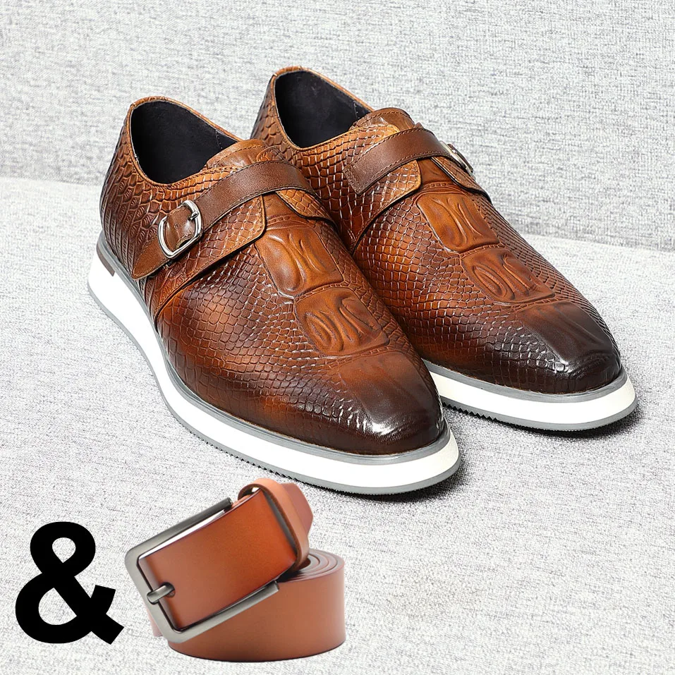

Men's Casual Shoes Genuine Leather Autumn Winter New Design Shoes for Men Luxury Sneaker Shoes for Dropshipping Flat Dress Shoes