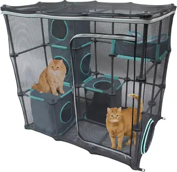 Outdoor Cat Play Furniture Kit 1