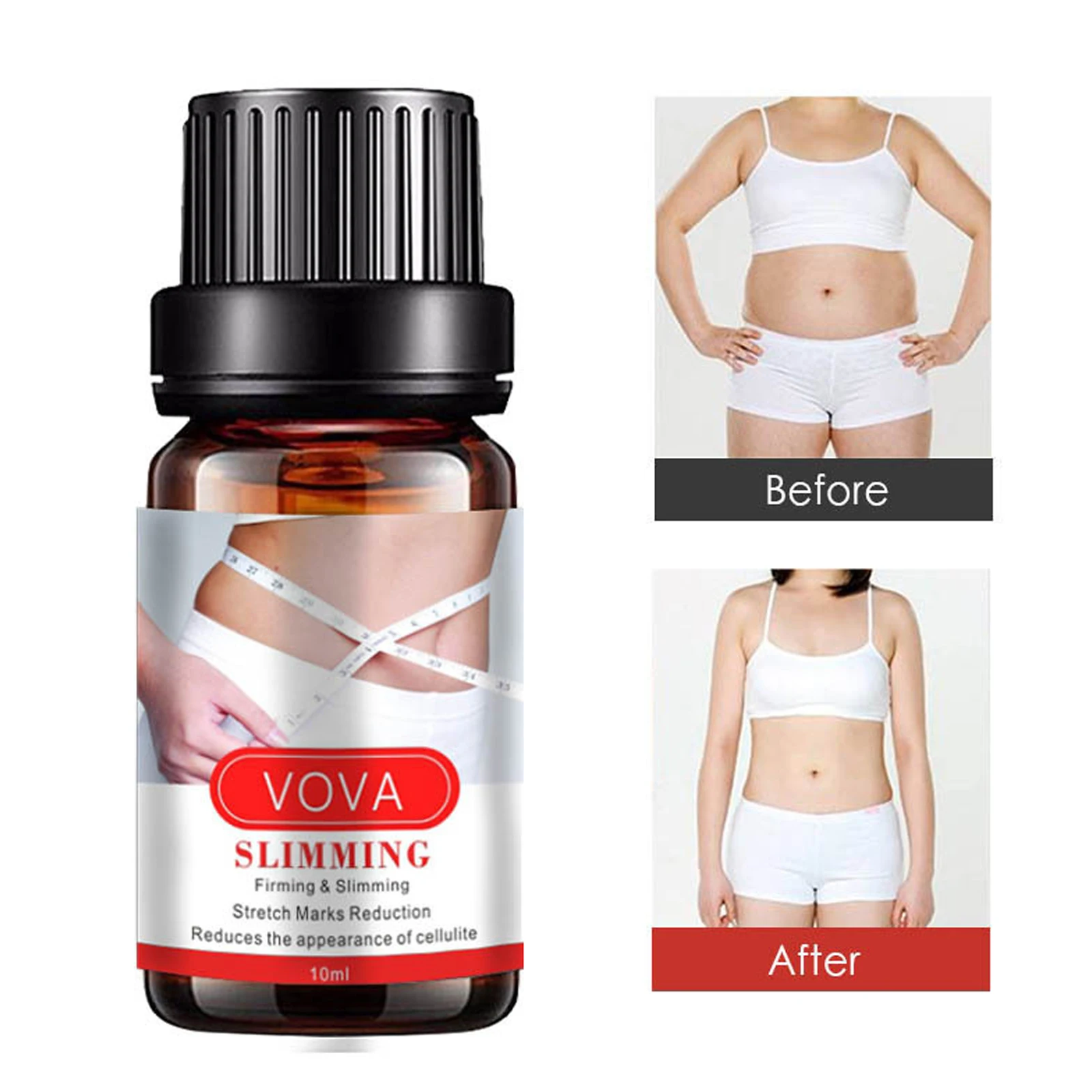 

10ml Body Slimming Massage Essential Oil Lifting Firming Fat Burning Anti Cellulite Promote Weight Loss Thin Leg and Waist