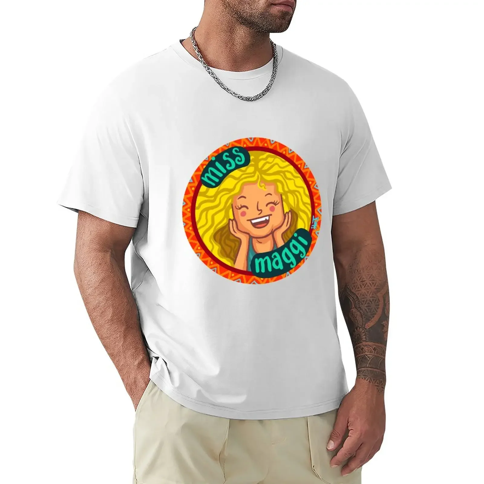 Miss Maggi T-Shirt Asciugatura Rapida Carino Top Vestiti Estivi Felpe, Uomo