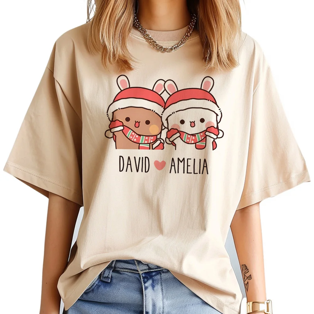 

Bubu And Dudu t shirt women anime streetwear comic top female streetwear designer graphic clothes