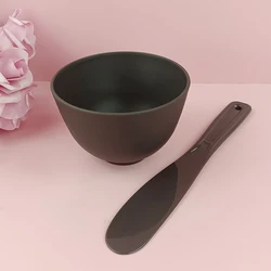 Complete Face Mask Mixing Bowl and Beauty Tools Kit (2Pcs Black)