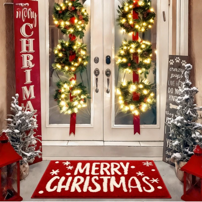 Christmas Door Mat – Holiday Floor Mat for Home Decor S1f7929573595422a8c0427c9f61784c0U