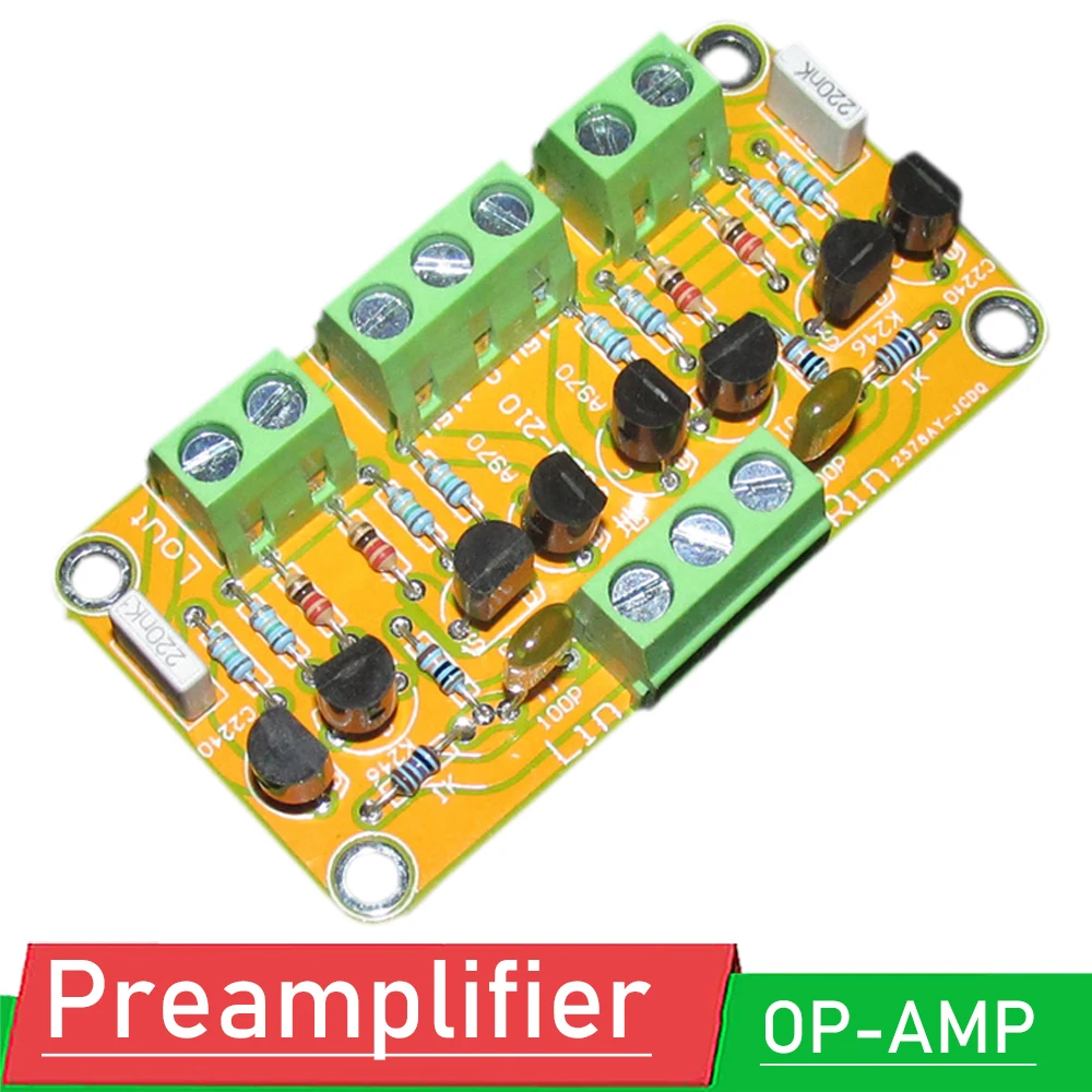 

JFET input Cascoded Buffer Preamp Board OP-AMP Preamplifier use of Toshiba 2SK246/2SJ103, C2240/A970 FOR CD player NEW