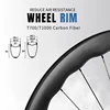 DAO50 WAVE 700c Carbon Wheelset Tubeless 36T Ratchet Hub Quality Bicycle Wave Rim AERO418 Spoke Center-Lock Disc Brake Wheels 4