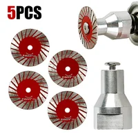 5PC Diamond Saw Blade Set for Stone & Masonry (M14) 1