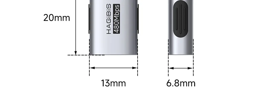 Hagibis USB-C Female to Micro USB Male Charging Adapter
