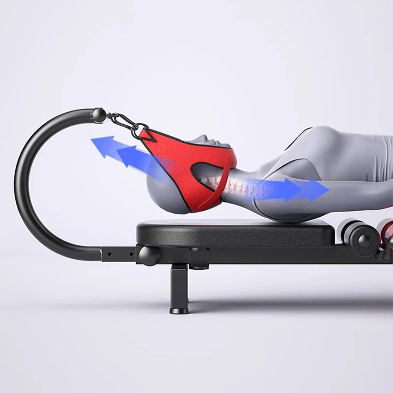 Cervical and lumbar stretcher, spinal traction artifact, medical household heightening and heightening fitness leg inversion