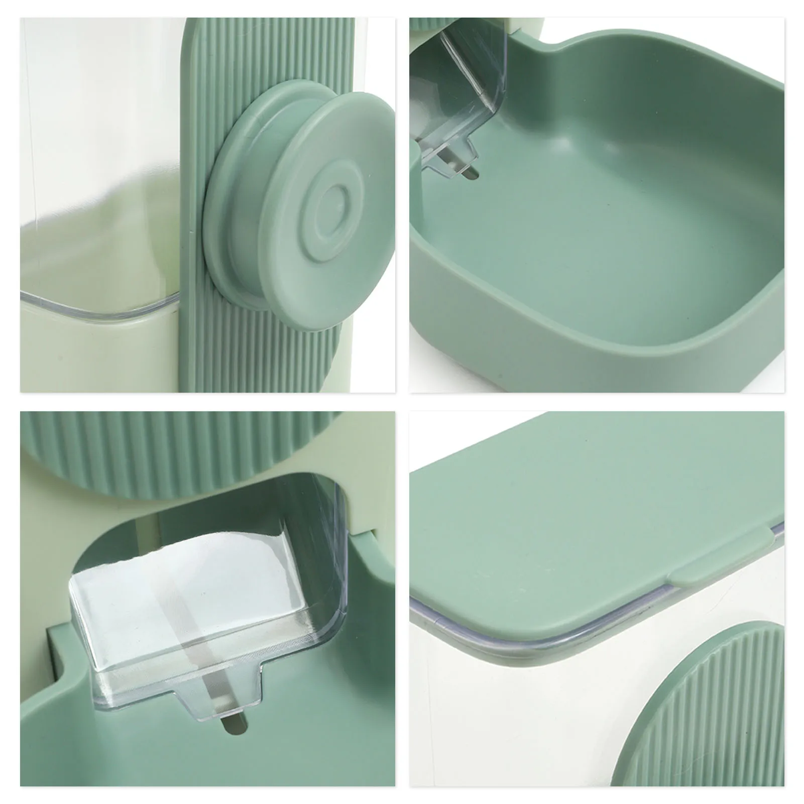 Hanging Bowl Food Water Dispenser Hanging Automatic Food Water Dispenser Safe Cage Cat Food Water Dispenser with Bowl for Pet