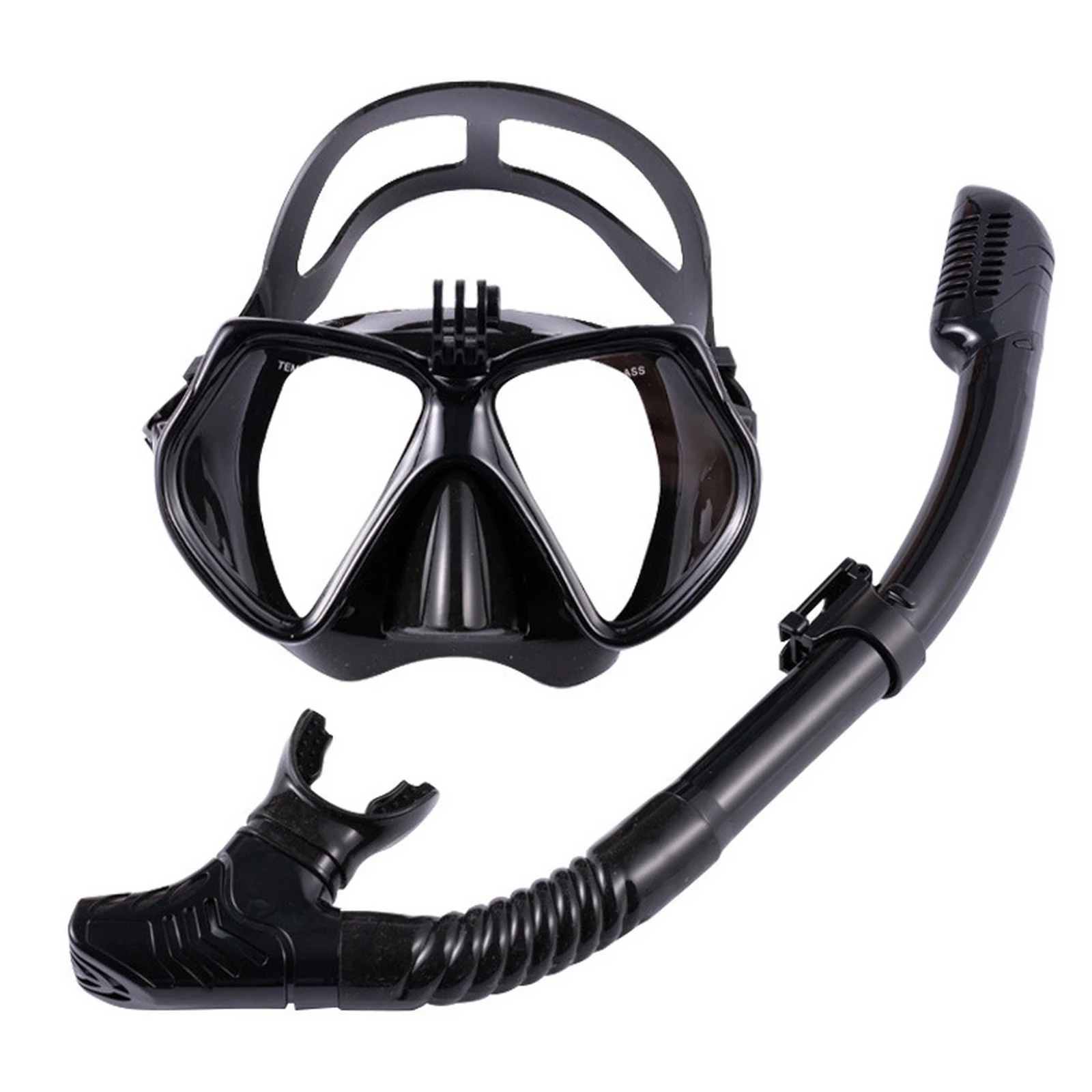 Adult Scuba Diving Mask Tempered Glasses Snorkeling Anti-Fog Goggles 