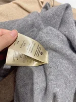 100% pure cashmere free collar bottoming autumn and winter slim sweater Joker needle bottoming - Image 3