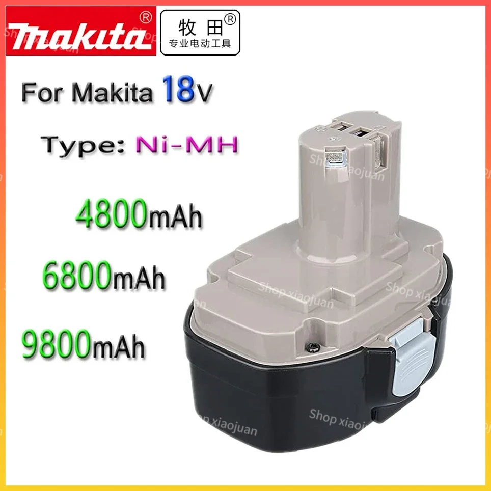 

Никель-металлогидридный Аккумулятор для Makita 18 в 4800 мАч/6800 мАч/9800 мАч, замена PA18 1822 1823 1833 1834 1835 1835F 192828-1 192829-9