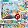 10 Set Reusable Kids Stickers Books Toys Novel DIY Sticker Matching Game Montessori Focus Learning Educational Toys For Children 1