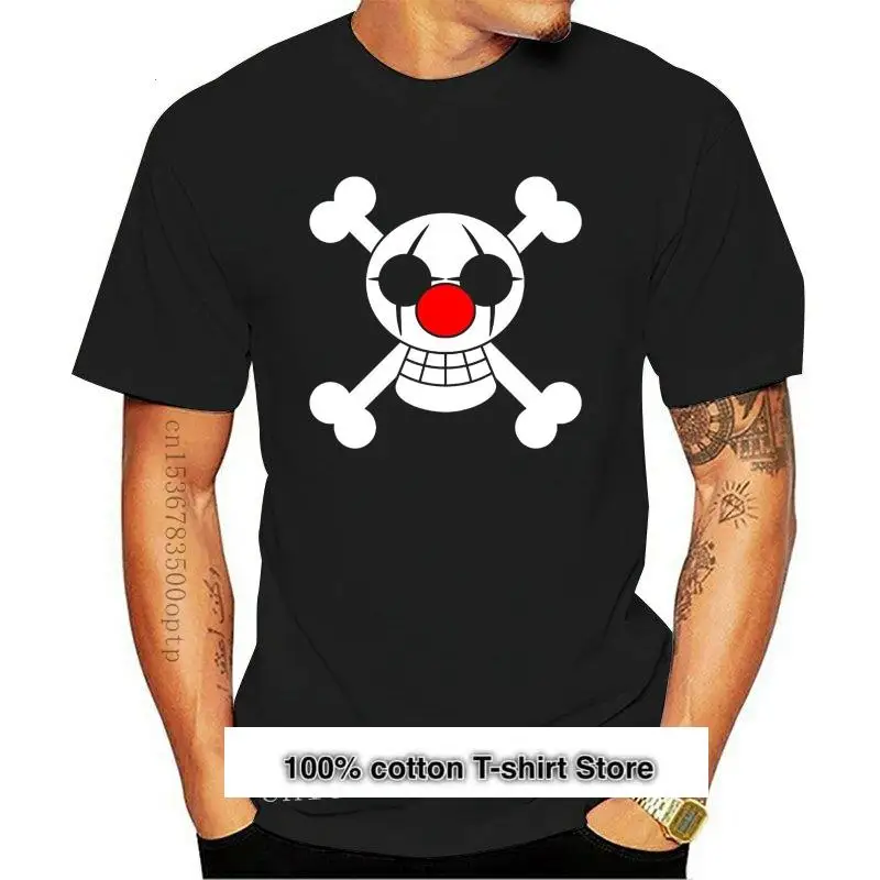 Camiseta De One Piece, Buggy, Pirata, Bandera De Pirata, Anime, Fruta Del Diablo, Nueva