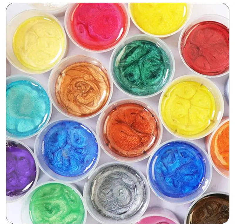 Epoxy resin pigment Pearl powder Pearlescent Mica Powder Epoxy Resin Dye Colorant Pigment Pearl Powder DIY Glitter Candle Dye Making Material Epoxy Resin Filler