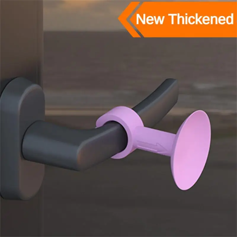 Suitable For Door Handles Silicone Door Stop No Need To Punch Holes Anti-collision Doorstop Anti-collision Artifact Easy To Use