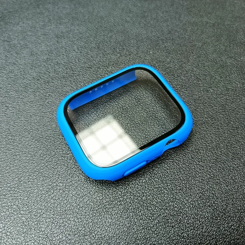 Premium Tempered Glass & Protective Case Set for Apple Watch - Screen Protector & Bumper Accessories