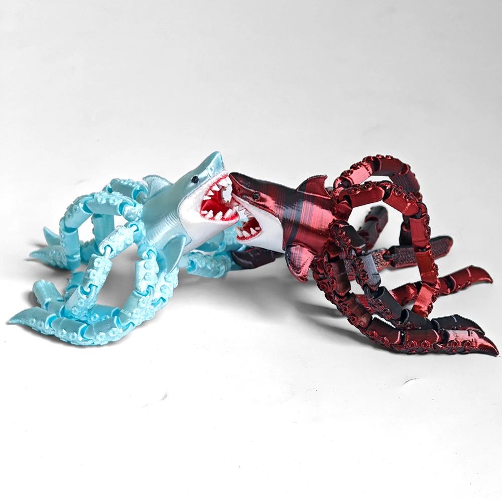 Deep Sea Monster Articulated Fidget Toy – Collectible Stress Relief Desk Creature