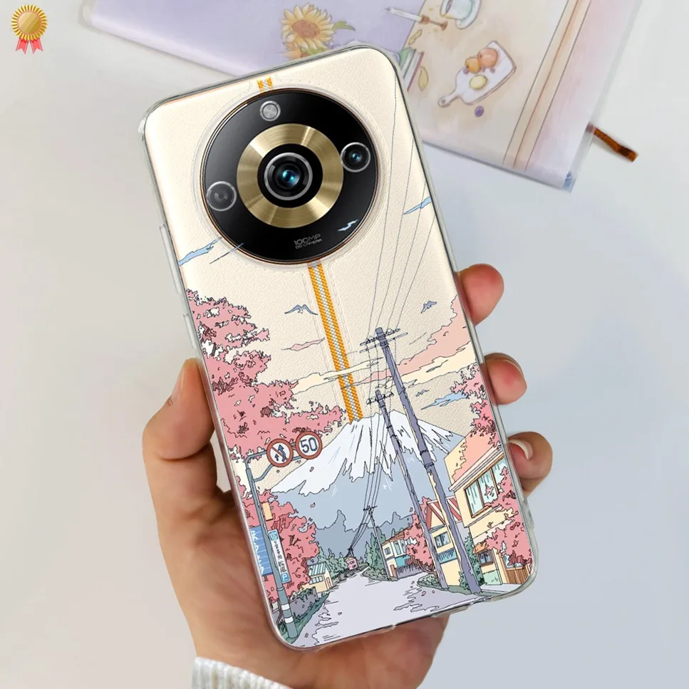 Clear Cute Cartoon Cat Soft Silicone TPU Back Cover