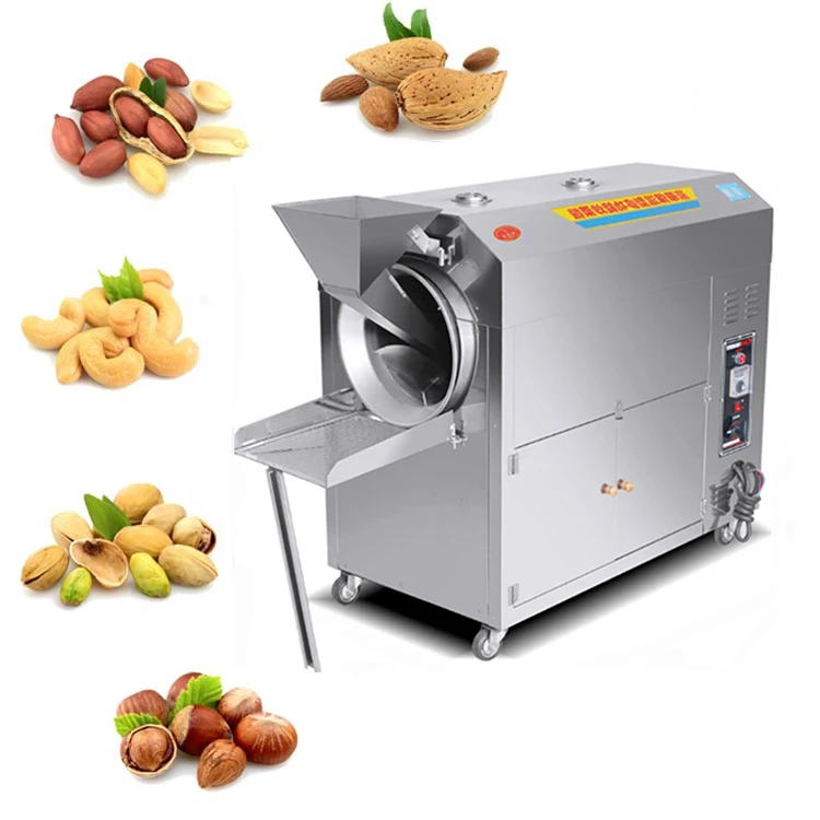 

New Condition Pine Shea Nut Cocoa Coffee Bean Roaster Small Sunflower Seed Peanut Roasting Machine