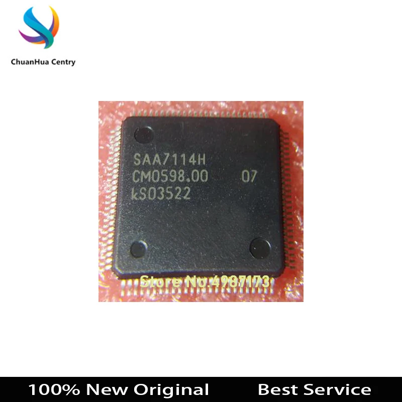 

2 шт./лот SAA7114H QFP100 новые и оригинальные Фотообои